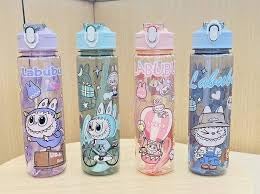 Labubu Water Bottle Leak Proff (900ML)Popmart BPA Free