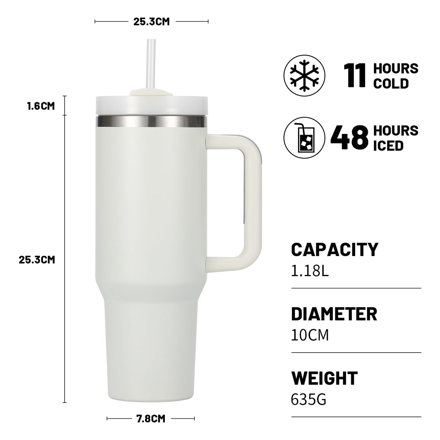 TUMBLER Stainless Steel-LEAK PROOF|1.2 LITER