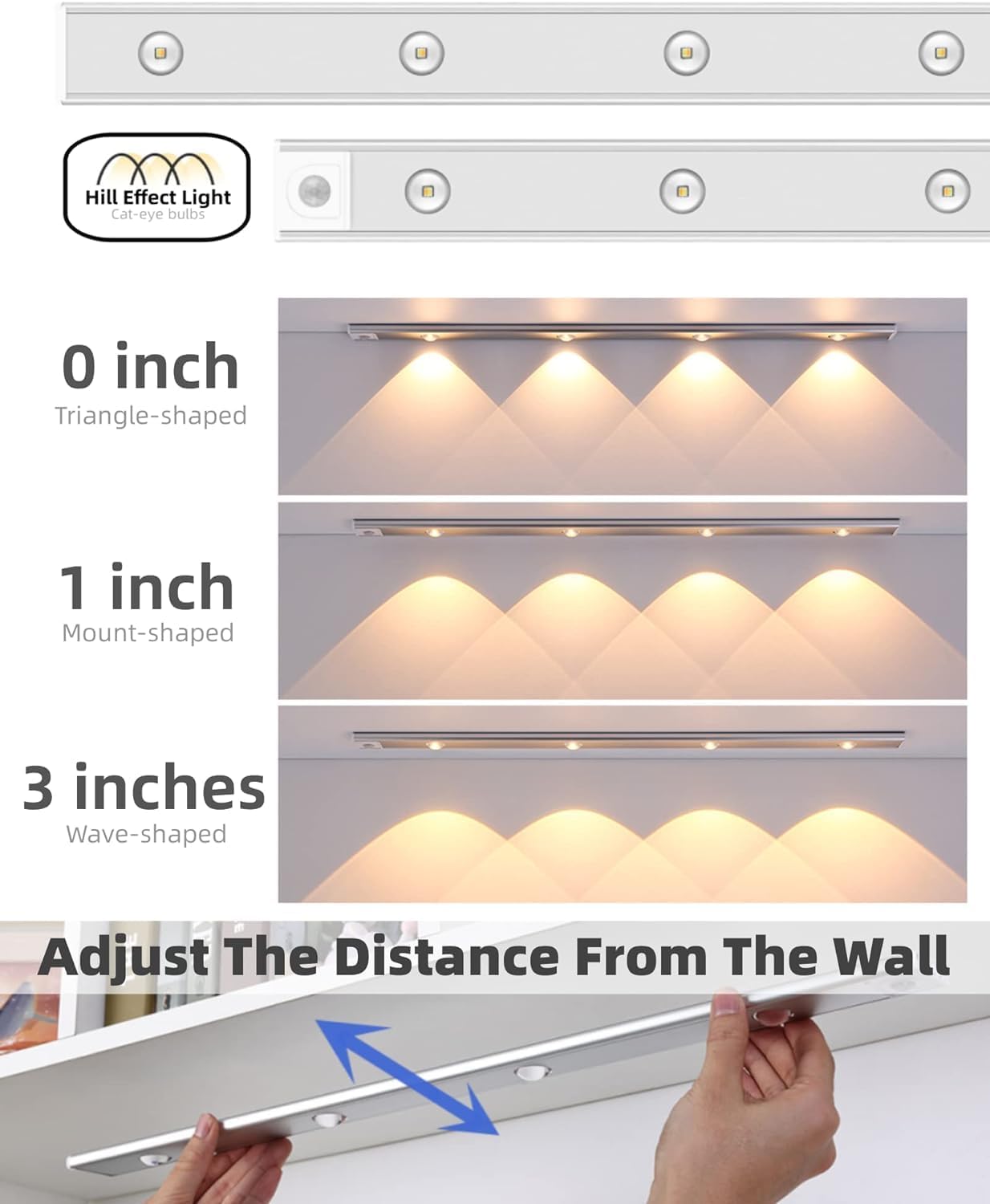 🔥Hot Sale💡LED Motion Sensor Cabinet Light (USB Charge)💡