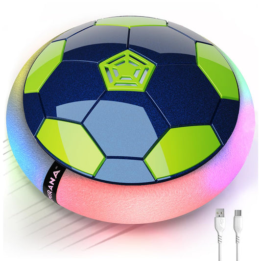 Hover Football Indoor Floating Hoverball Soccer/C-Type USB Rechargeable Battery