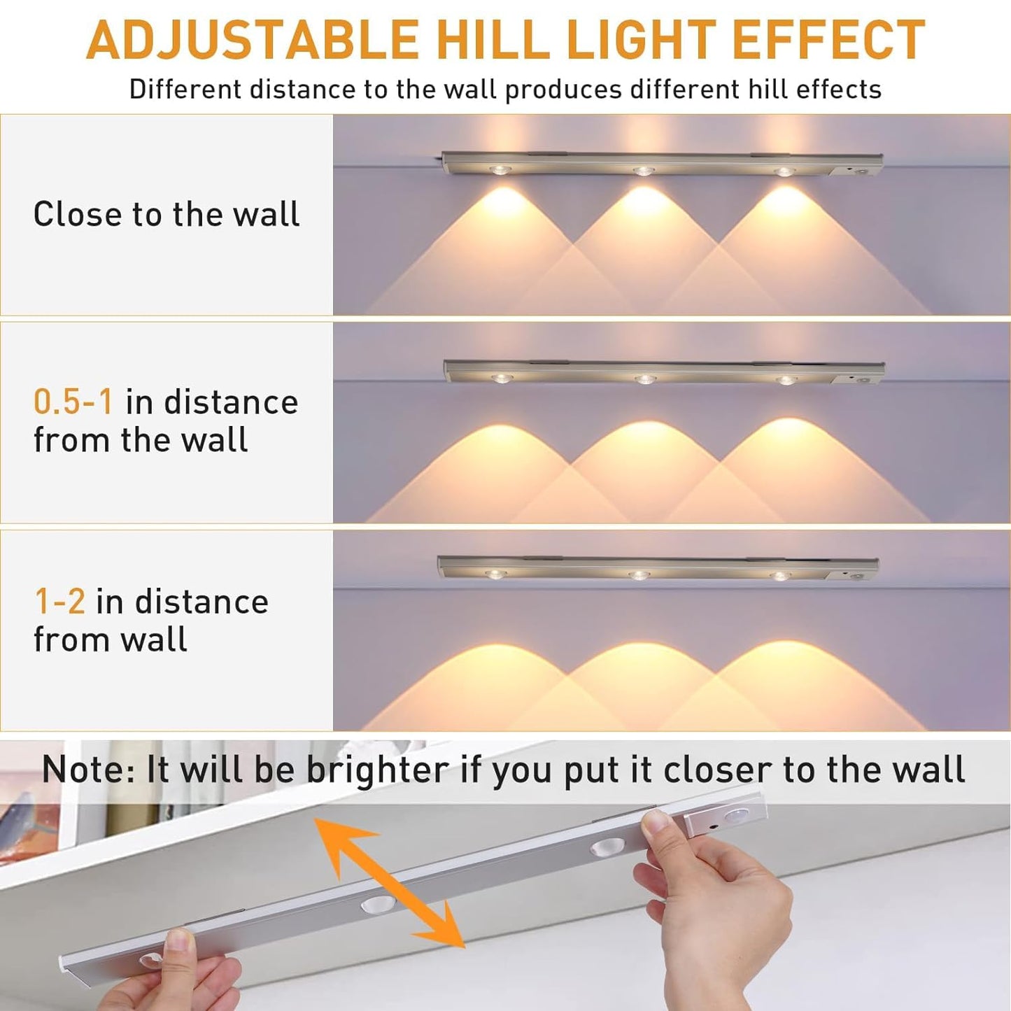 🔥Hot Sale💡LED Motion Sensor Cabinet Light (USB Charge)💡