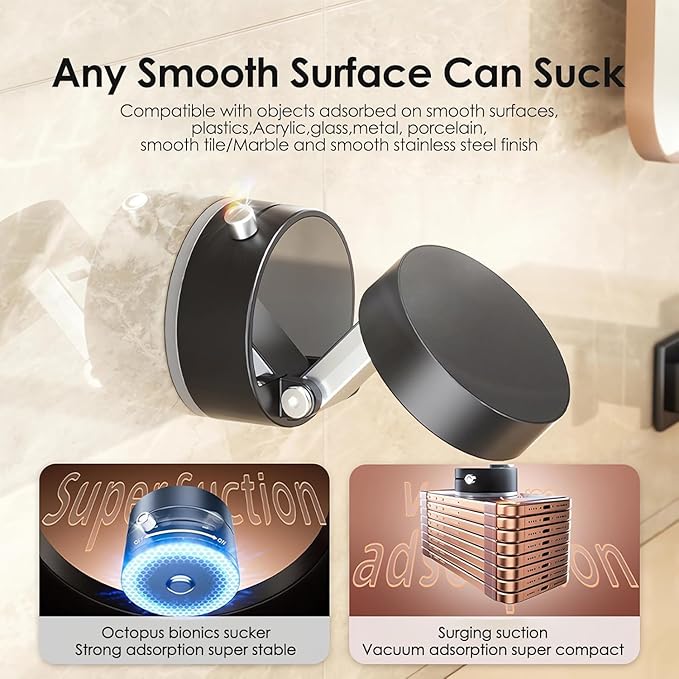 Vacuum Magnetic Suction Phone Holder