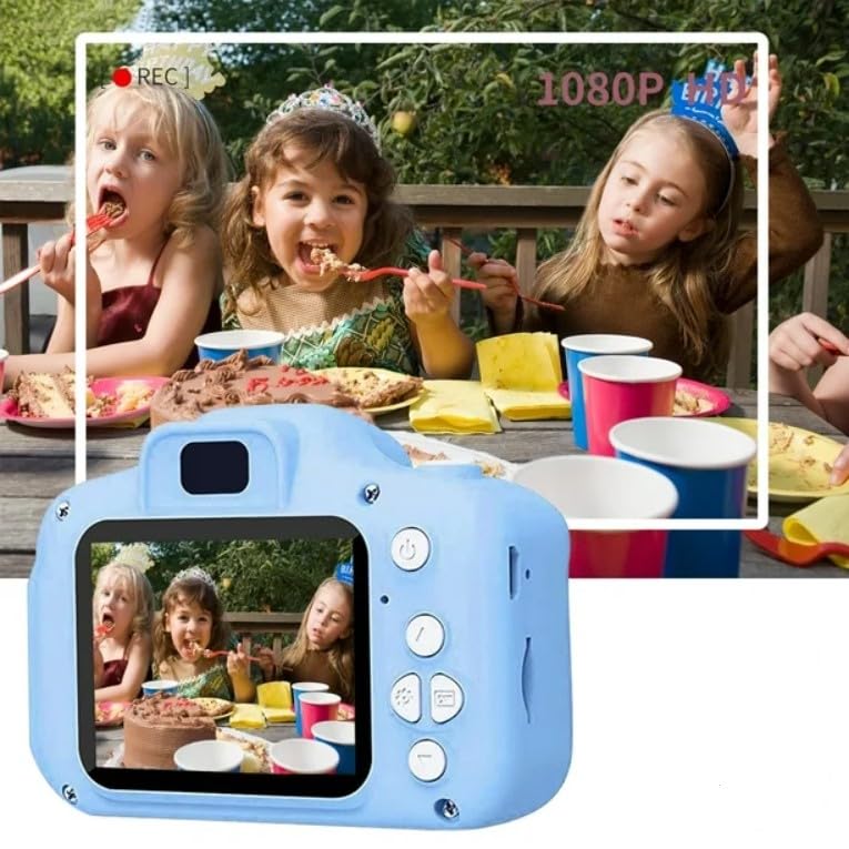 Mini Camera Toy with 2-Inch Screen & USB Rechargeable