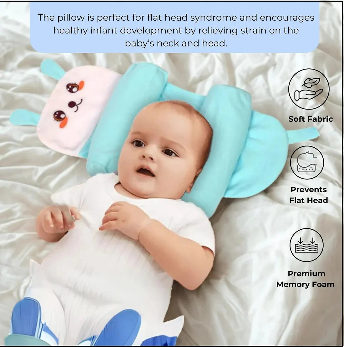 BABY SHAPING HEAD SUPPORT PILLOW